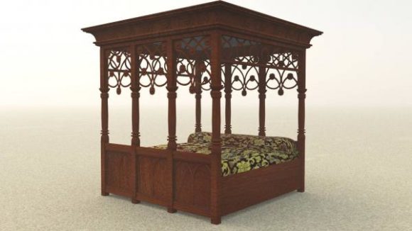 Gothic Bed Carved Furniture