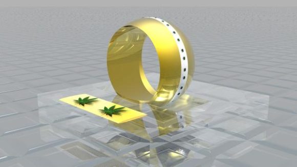 Golden Ring Decoration