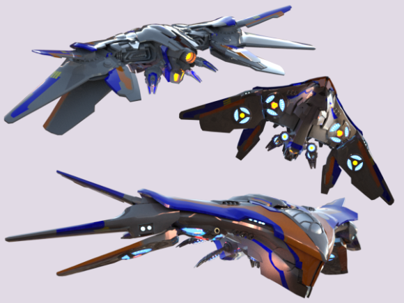 Guardian Galaxy Fighter Spaceship
