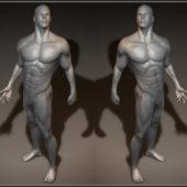 Strong Body Man Character
