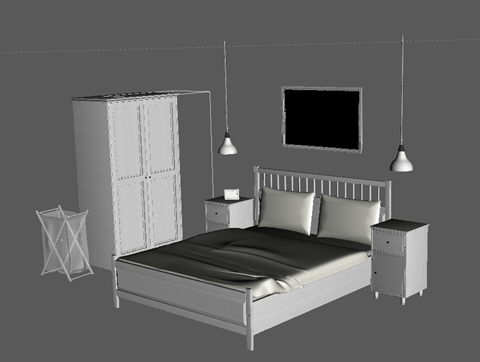 Modernism Bedroom Ikea Furniture Set