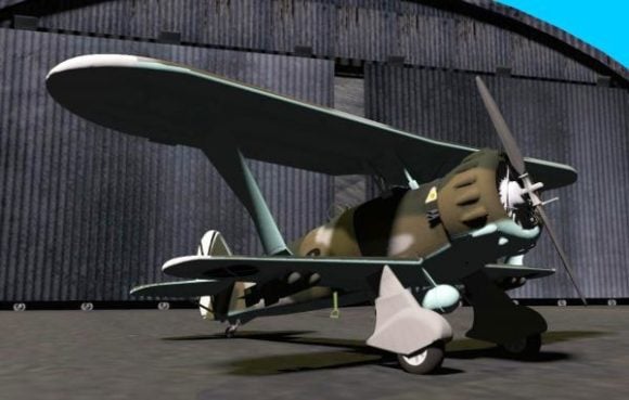 Fighter Aircraft Henschel Hs123