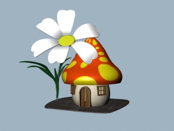 Small Mushroom House