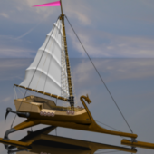 Ancient Sailing Boat