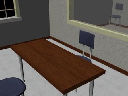 Interrogatory Room With Table
