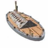 Ancient Warship Ironclad