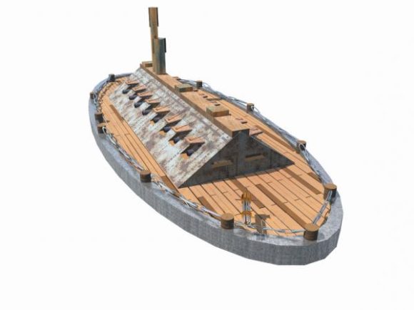 Ancient Warship Ironclad