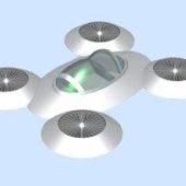 Futuristic Drone Aircaft