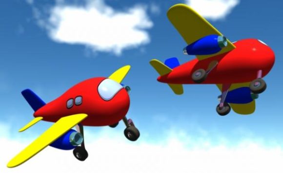 Jet Plane Cartoon Toy