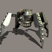 Scifi Spider Bot Robot