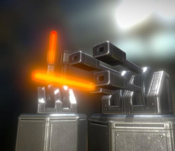 Sci-fi Laser Gun Tower