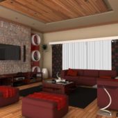 Living Room With Furniture
