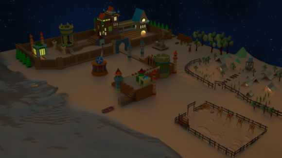 Medieval Kingdom Gaming Scene