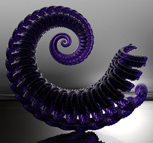 Spiral Sculpture Shape Decoration