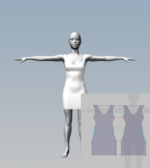 Short Dress Girl Mannequin