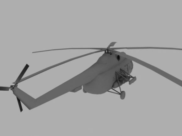 Mi8 Soviet Helicopter