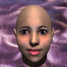 Female Head Without Hair