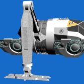 Moon Tug Sci-fi Robot