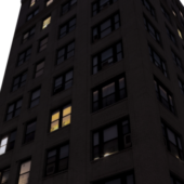 Building Skyscraper In Night