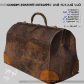 Old Doctor Bag Leather Material