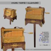 Street Organ Music Instrument