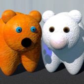 Two Bear Stuffed Toy
