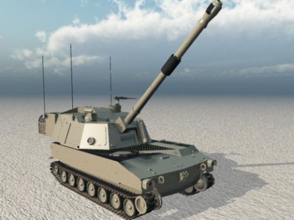 Paladin Howitzer Tank