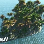 Nature Palm Tree Island Landscape