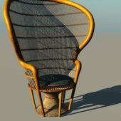 Peacock Chair Rattan Material