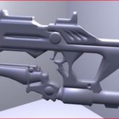 Scifi Rifle Gun