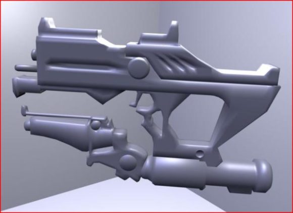 Scifi Rifle Gun