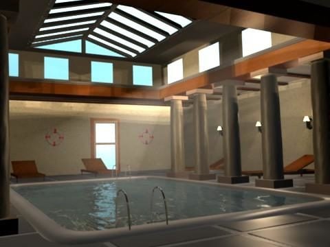 Pool House Interior