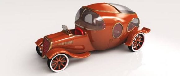 Classic Pumpkin Car