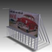 Roof Billboard With Frame