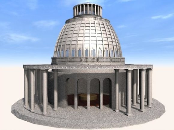 Round Monument Building
