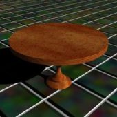 Round Shape Wood Table