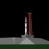 Saturn V Rocket Launchpad