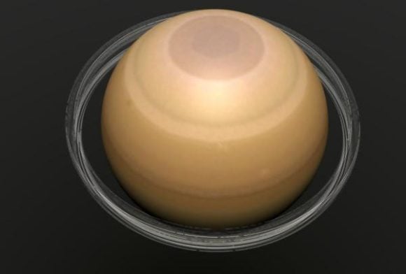 Realistic Saturn Planet
