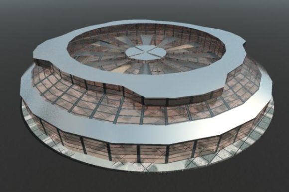 Futuristic Sphere Stadium