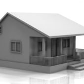 Small House Lowpoly Building