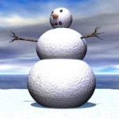 Snowman Character Decoration
