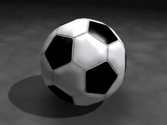 Classic Soccer Ball Black White