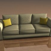Fabric Sofa Three Seats