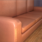Leather Sofa 3 Seats