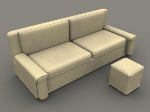 Sofa Furniture And Foot Stool