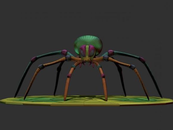 Green Forest Spider