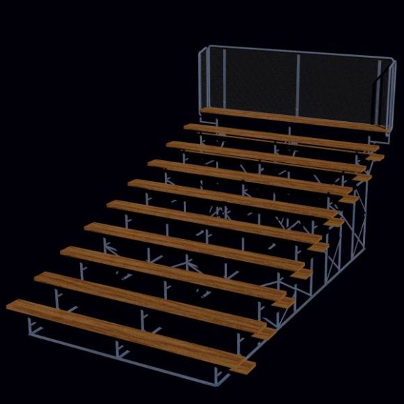 Stadium Bleacher Staircase