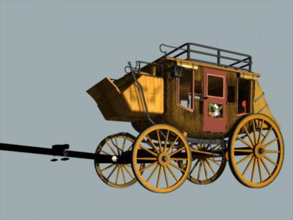 Vintage Stagecoach Cart