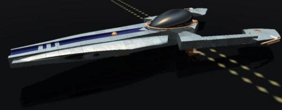 Starfighter Futuristic Spaceship