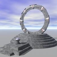 Stargate Sci-fi Gate Building